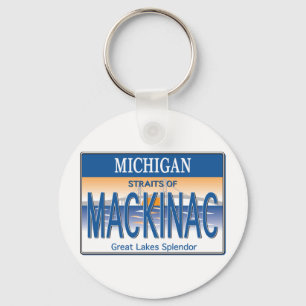 Mackinac-licens Nyckelring