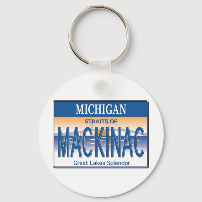 Mackinac-licens Nyckelring (Framsida)