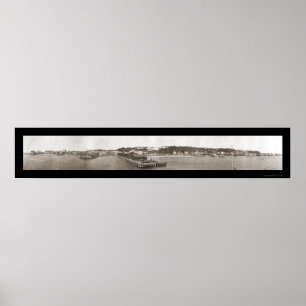 Mackinac ö, MI-foto 1910 Poster