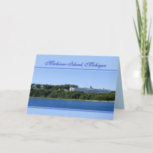 Mackinac ö, Michigan, kort