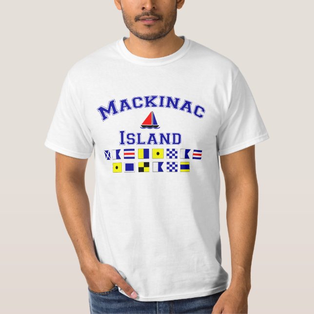 Mackinac ö tee shirt (Framsida)