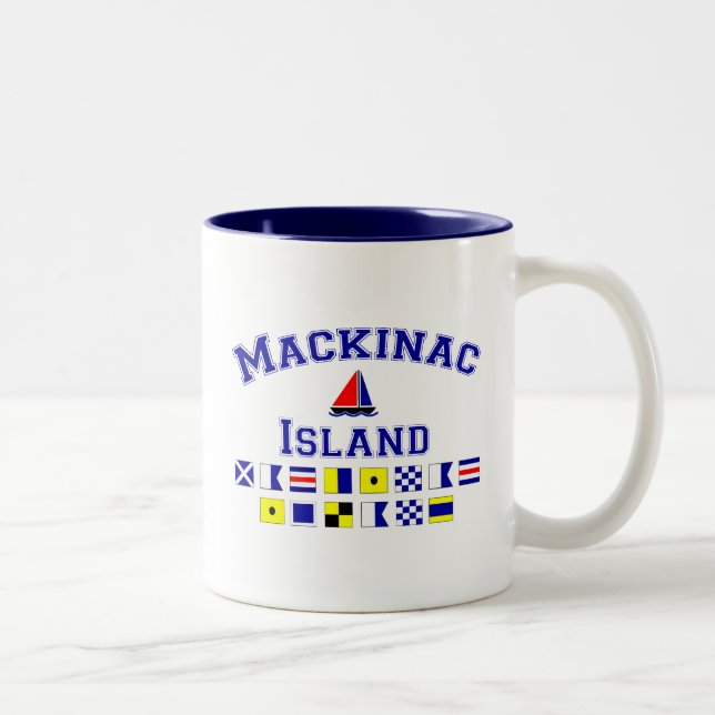 Mackinac ö Två-Tonad mugg (Höger)