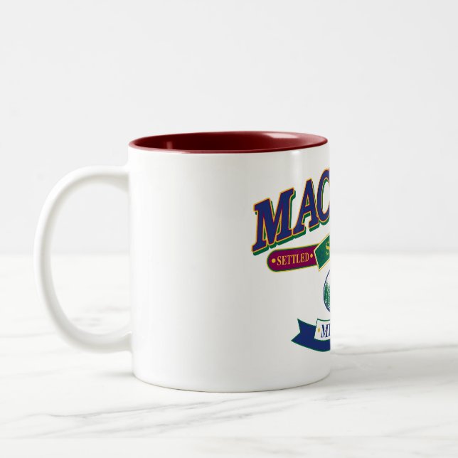 Mackinac-ön sund Två-Tonad mugg (Vänster)