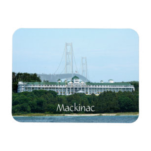 Mackinac överbryggar den storslagna hotellmagnete magnet