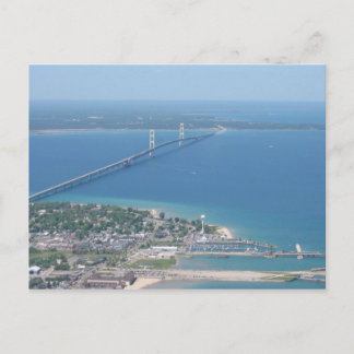 Mackinac överbryggar vykort