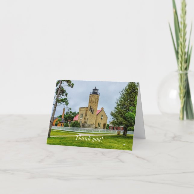 Mackinac Point Light, Tack Kort (Framsida)