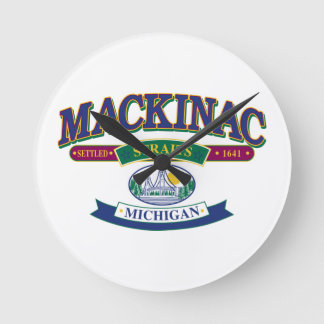Mackinac Rund Klocka
