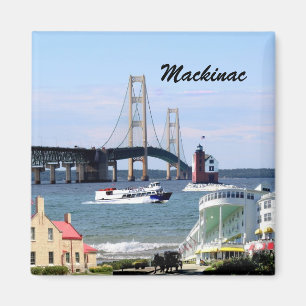 Mackinac stadsmagnet magnet