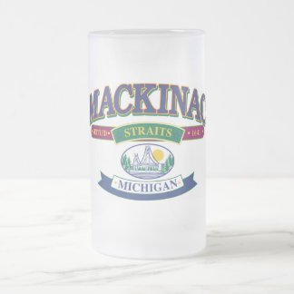 Mackinacön Straits Frostat Ölglas