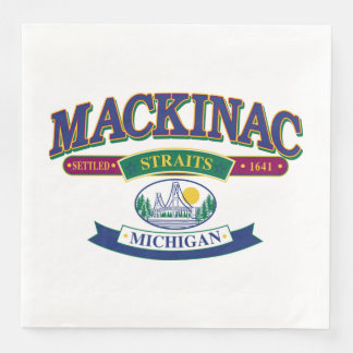 Mackinacön Straits Pappersservett