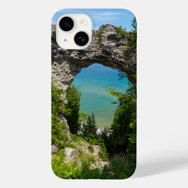 Mackinacs Arch Sten Fodral-Mate iphone case (Baksida)