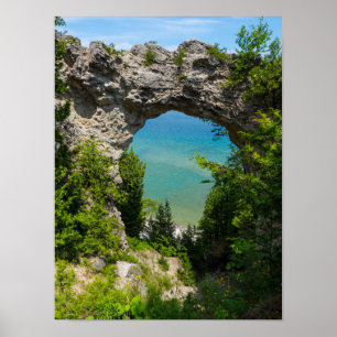 Mackinacs Arch Sten Poster