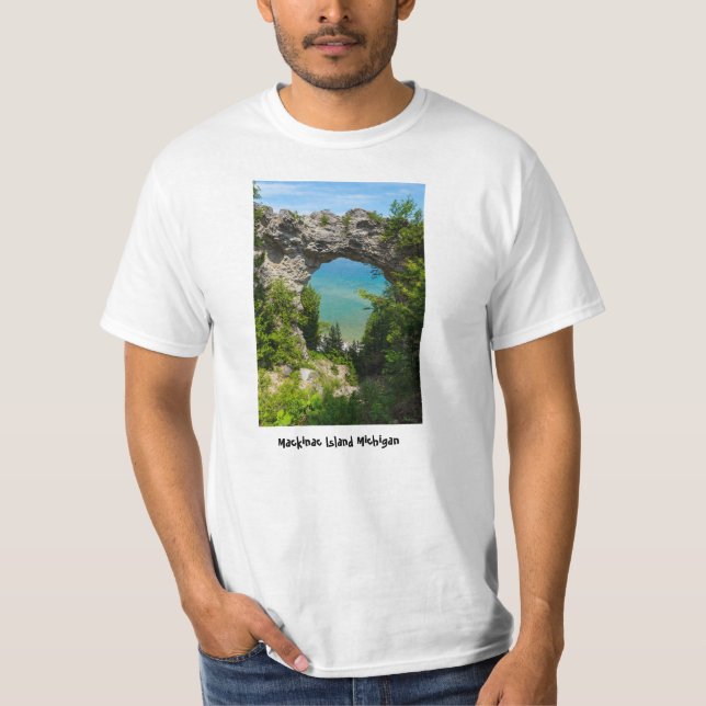 Mackinacs Arch Sten T Shirt (Framsida)