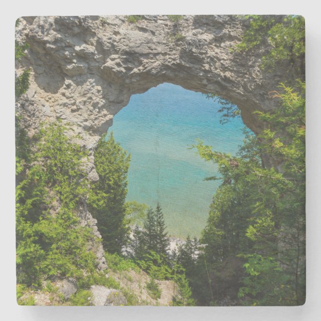 Mackinacs Arch Sten Underlägg Sten (Framsidan)