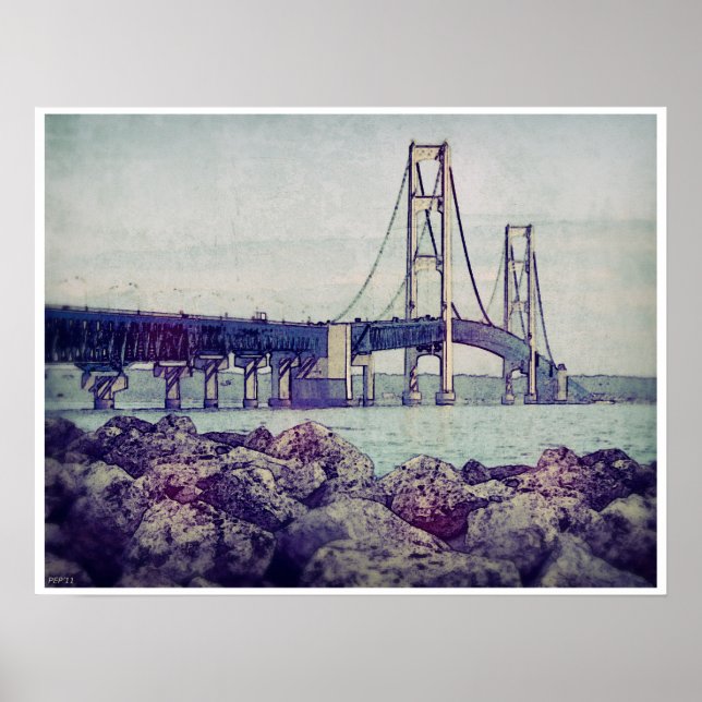 Mackinacsundet Poster (Framsidan)