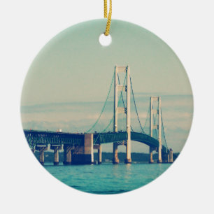 Mackinakbron Julgransprydnad Keramik