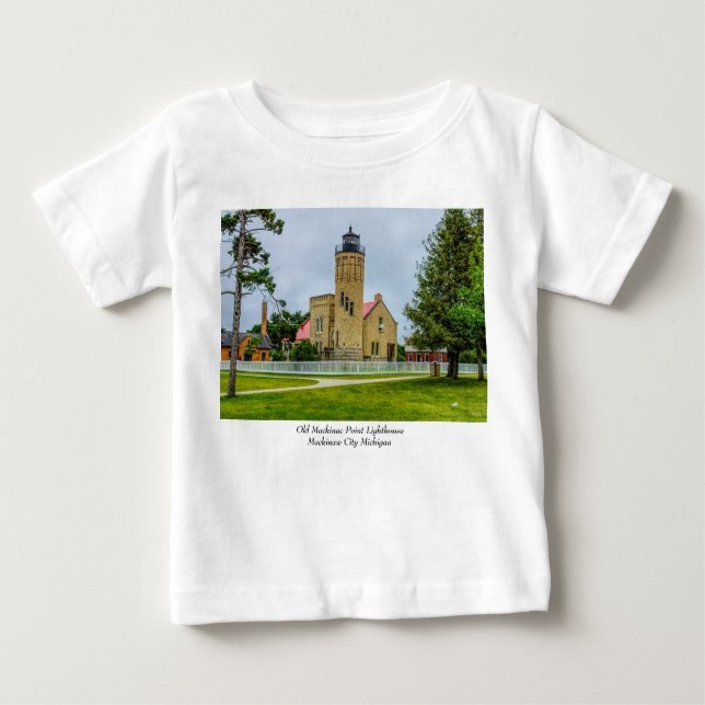 Mackinakspunktsljus T Shirt (Framsida)
