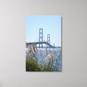 Mackinaw Bridge Canvastryck