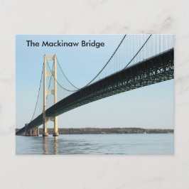 Mackinaw-bron - dagsljus vykort