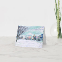 Mackinaw CIty Notecard Tack Kort