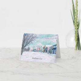 Mackinaw CIty Notecard Tack Kort