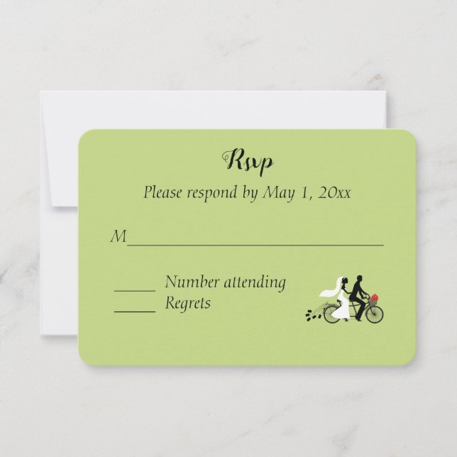 Mackinaw Island RSVP-svarskort OSA Kort (Framsida)