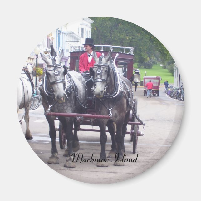 Mackinaw Island Series Magnet (Framsidan)
