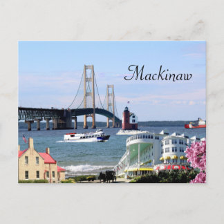 Mackinaw-vykort Vykort