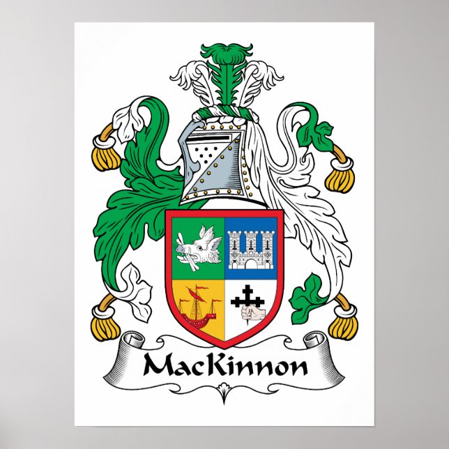 MacKinnon Family Crest Poster (Framsidan)