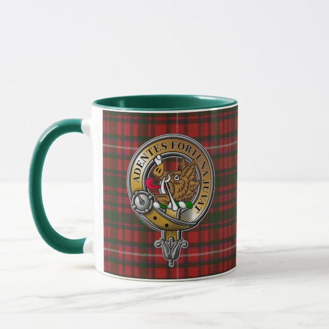 MacKinnon Tartan & Badge Mugg (Vänster)
