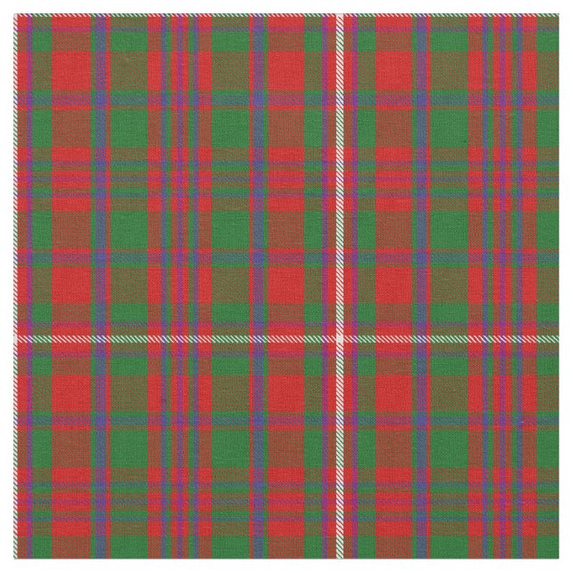 MacKinnon Tartantryck Tyg (Närbild)