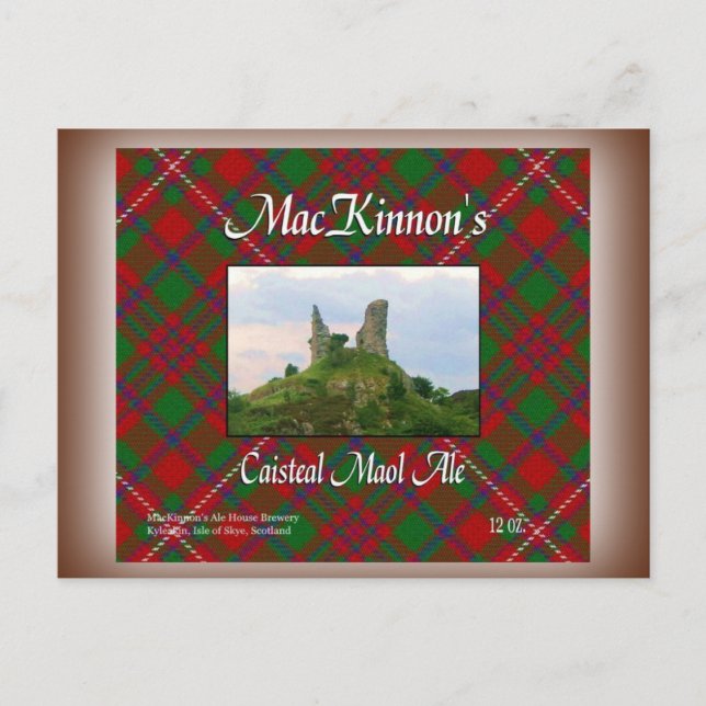MacKinnons Caistal Maol Ale Vykort (Framsida)