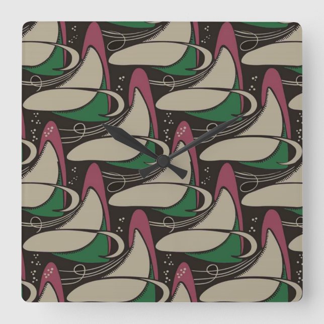 MACKINTOSH FYRKANTIG KLOCKA (Framsida)