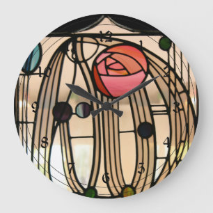 Mackintosh - Glasfönster, Backe House Stor Klocka