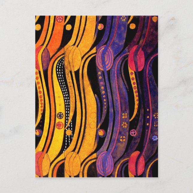 Mackintosh: Tulips design Vykort (Framsida)