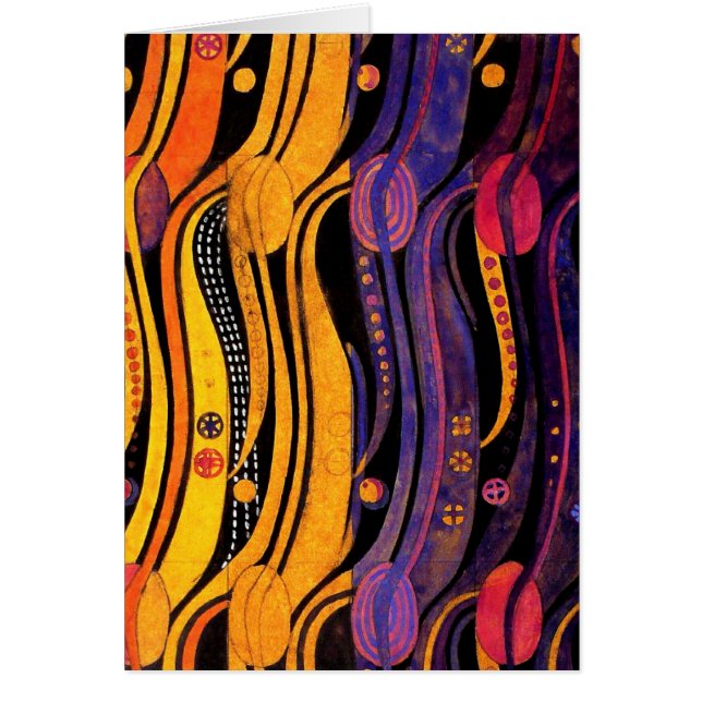 Mackintosh: Tulpandesign Hälsningskort (Framsidan)