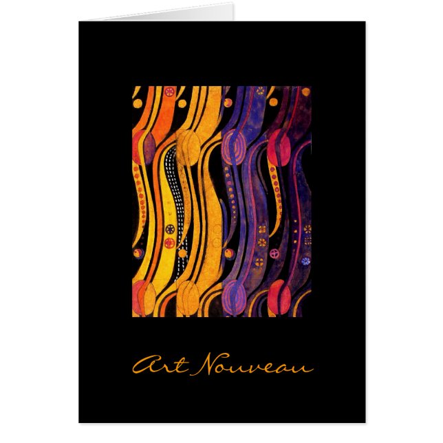 Mackintosh: Tulpandesign Hälsningskort (Framsidan)