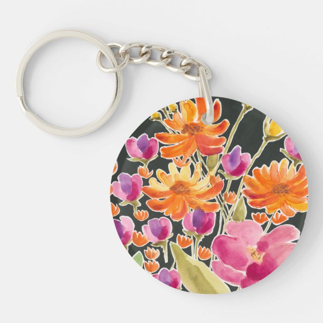 Mäcklig insamling - Rosa och Orange Flowers (Framsidan)