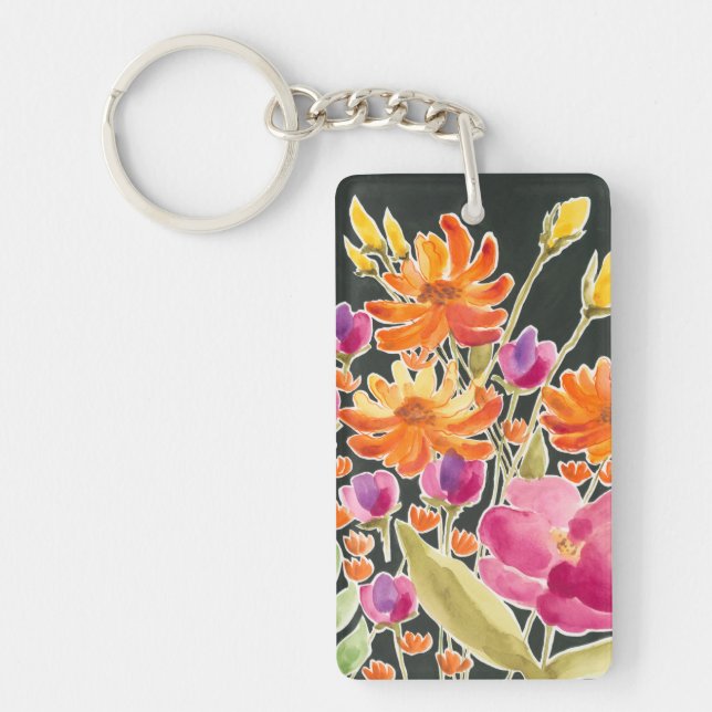 Mäcklig insamling - Rosa och Orange Flowers (Framsidan)
