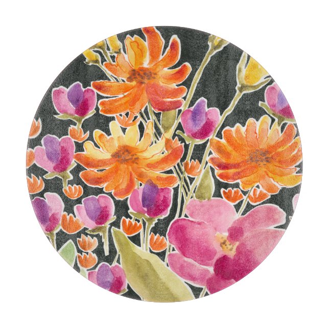 Mäcklig insamling - Rosa och Orange Flowers (Framsidan)