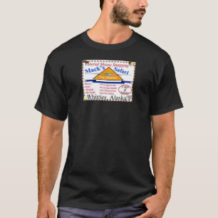 MACK'S SAFARI FLYGCHARTER FÖR LUFTBÅT SJÖR DJUR T SHIRT
