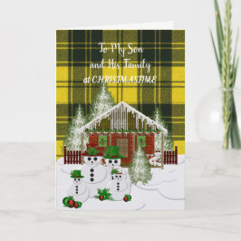 MacLachlan Dress Tartan-julkort, Helgdag Helgkort
