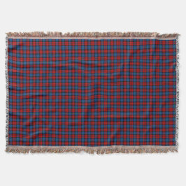 MacLachlan Klan Red och Royal Blue Tartan Mysfilt