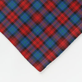 MacLachlan Klan Royal Blue och Red Tartan Fleecefilt