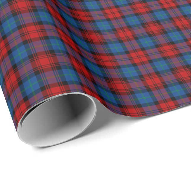 MacLachlan Klan Tartan Presentpapper (Rullad Hörn)