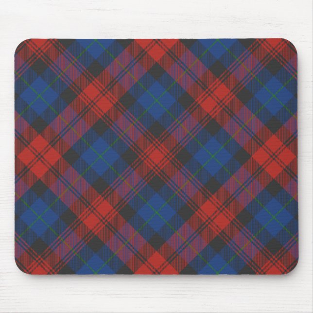 MacLachlan/McLaughlin Tartan Mousepad Musmatta (Framsidan)