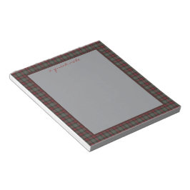 MacLachlan Modern Original Skotsk Tartan Anteckningsblock