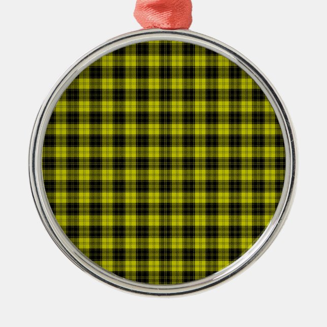 MacLachlan Tartan Julgransprydnad Metall (Framsidan)