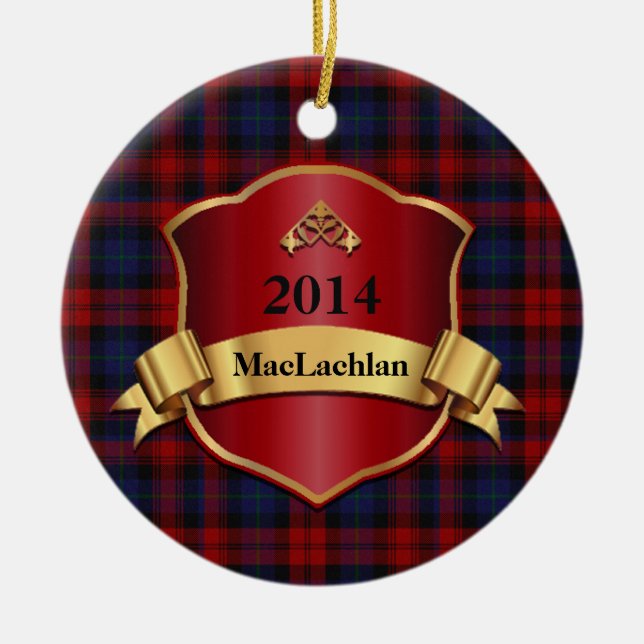 MacLachlan Tartan Play-Anpassningsbar, ornament (Framsidan)