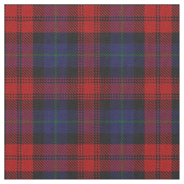 MacLachlan Tartan Tyg (Närbild)